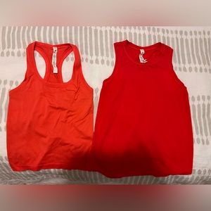 Lulu Lemon, size 4, tanks